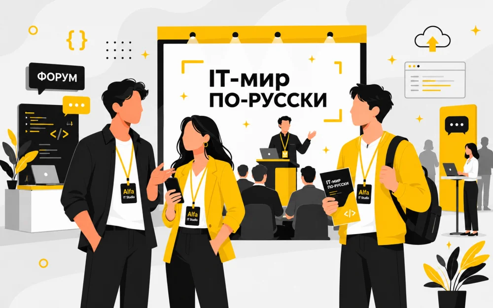 Alfa IT Studio посетили форум IT-мир ПО-РУССКИ