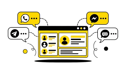 Подключение мессенджеров и открытых линий CRM